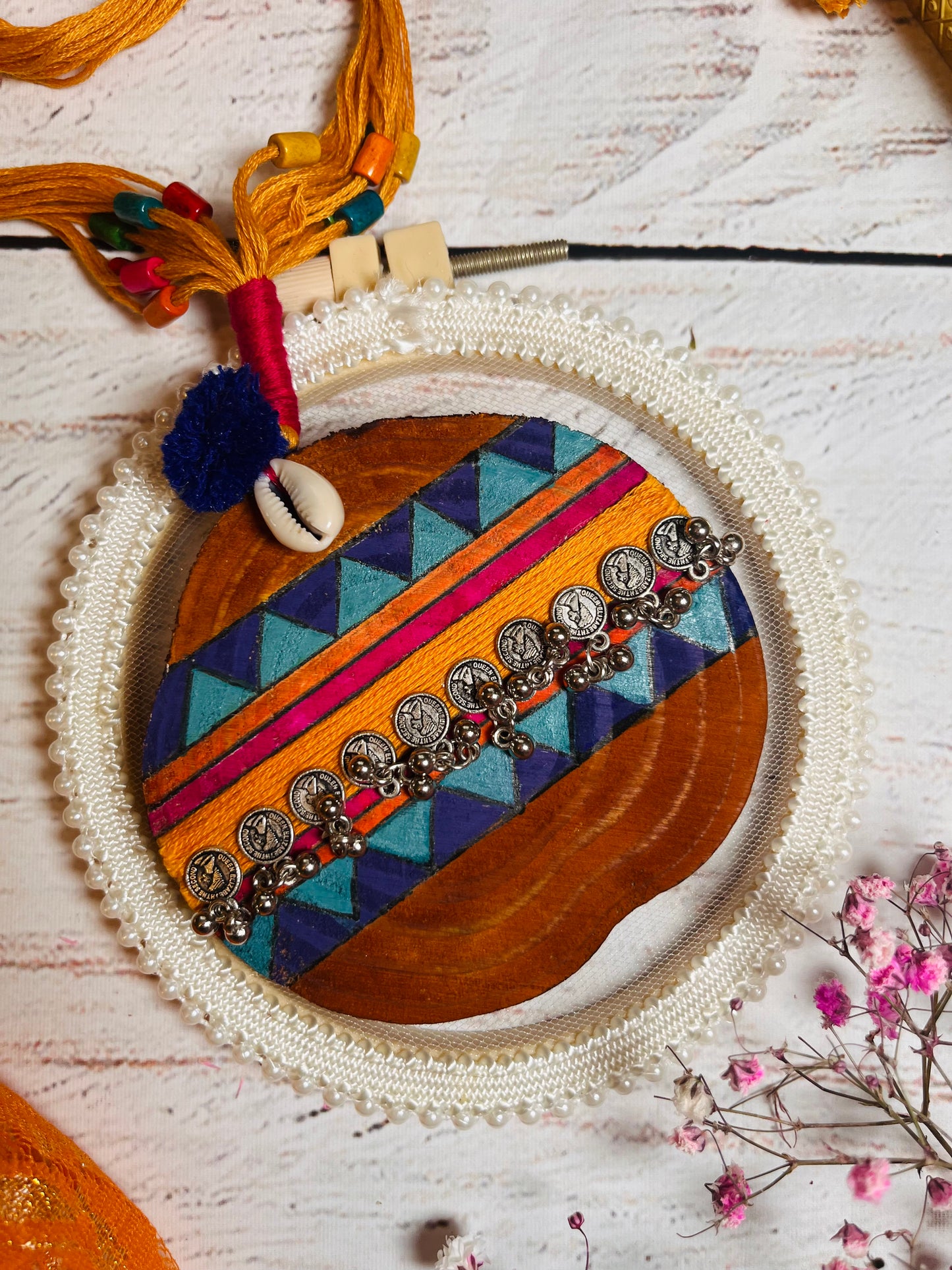 Wooden log Necklace