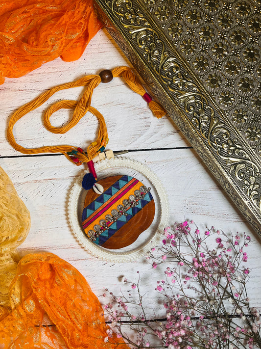 Wooden log Necklace