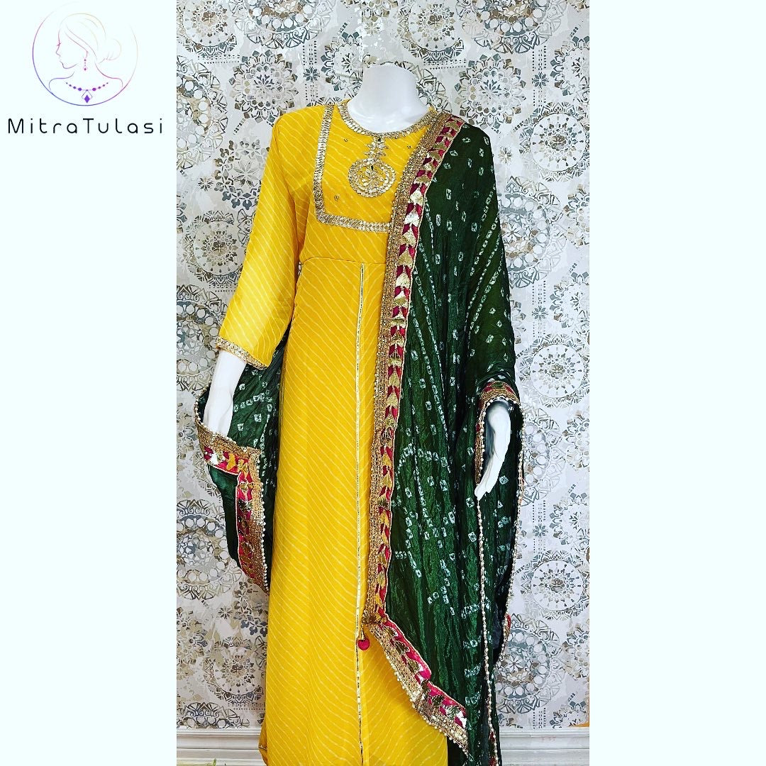Georgette Long dress